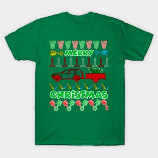 Merry chrismas, car guy, car enthusiast merry chrismas (jeep) T-Shirt